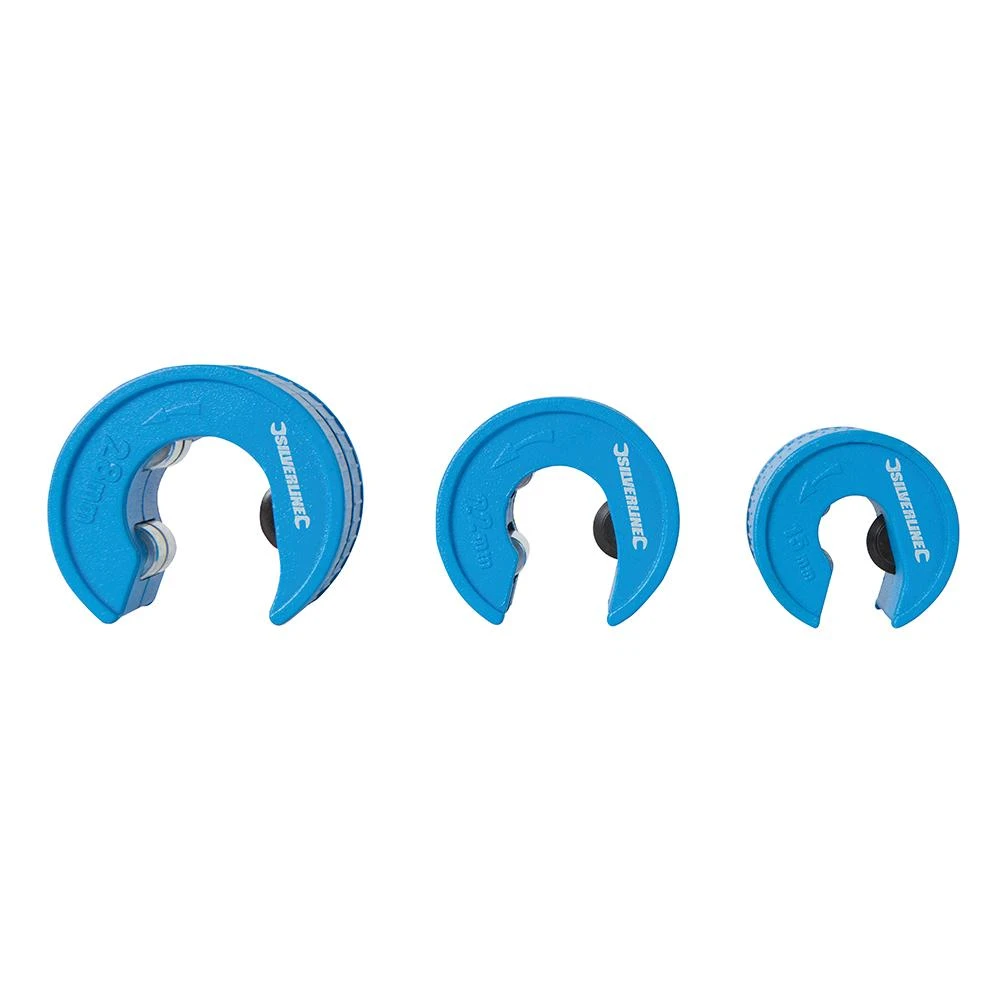 Silverline Jeu De 3 Coupe-tubes Compacts 15, 22 Et 28 Mm – Image 2