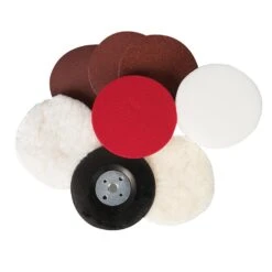 Silverline 8 Accessoires De Ponçage Et De Polissage M14 115 Mm