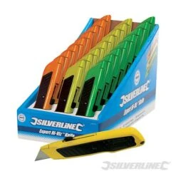Silverline Boîte De 24 Cutters Expert Fluo