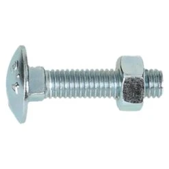 Boulon TRCC Tête Ronde Collet Carré M8 X 30 Mm - 200 Pièces