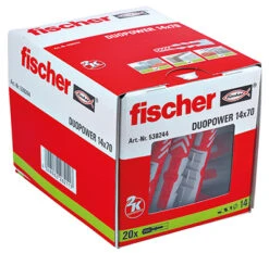 Chevilles Fischer Duopower 14 X 70 Mm - Boite De 20 Chevilles