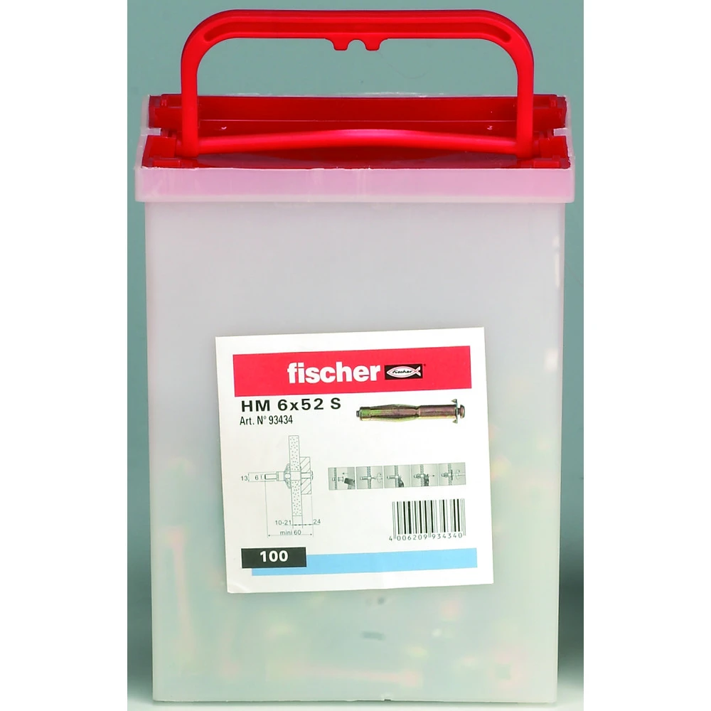 Fischer Chevilles Métalliques Pour Corps Creux M6 X 52 Mm - Boite De 100 – Image 5