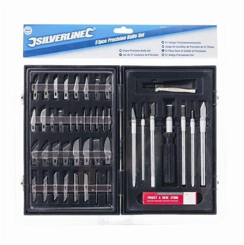 Silverline Maxi Coffret De Scalpels. 51 Pièces – Image 2