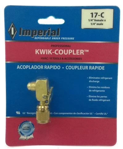 Coupleur Rapide Frigoriste 5/16" SAE Droit Imperial Kwik-Coupler 26-C – Image 2