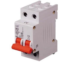 Disjoncteur Modulaire 2 Pôles - 63 Ampères - Courbe C