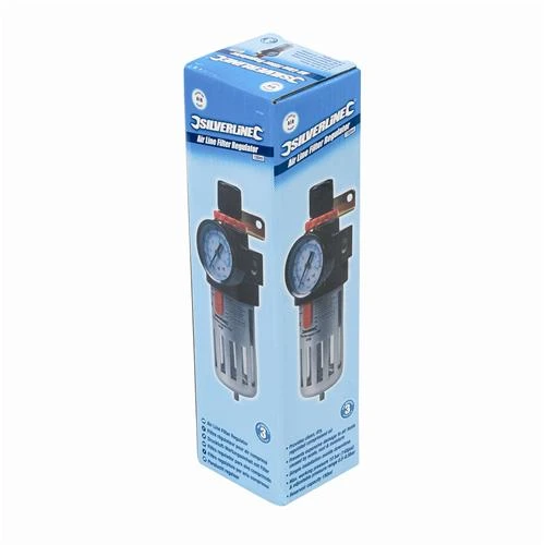 Silverline Filtre Régulateur Pour Air Comprimé 150 Ml – Image 2