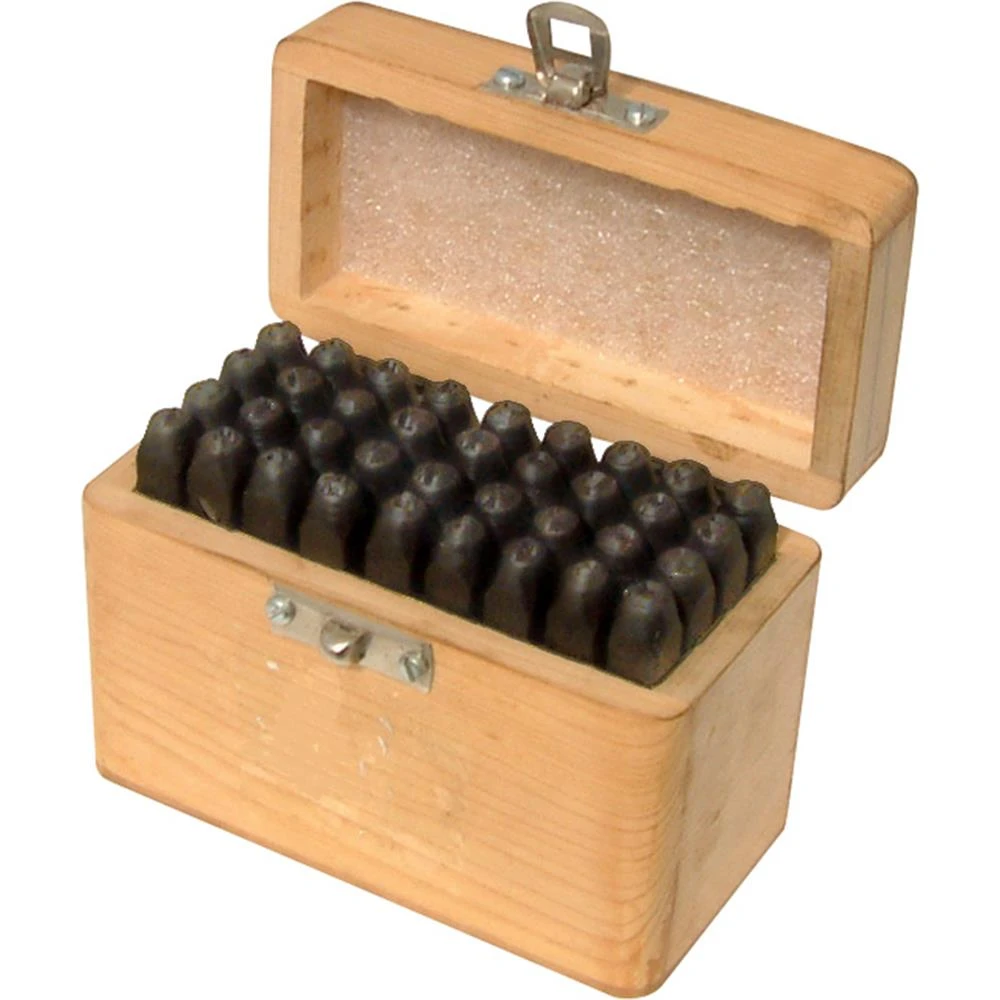 Silverline Jeu De Frappe Poinçons Chiffres Et Lettres à Frapper 5 Mm – Image 2