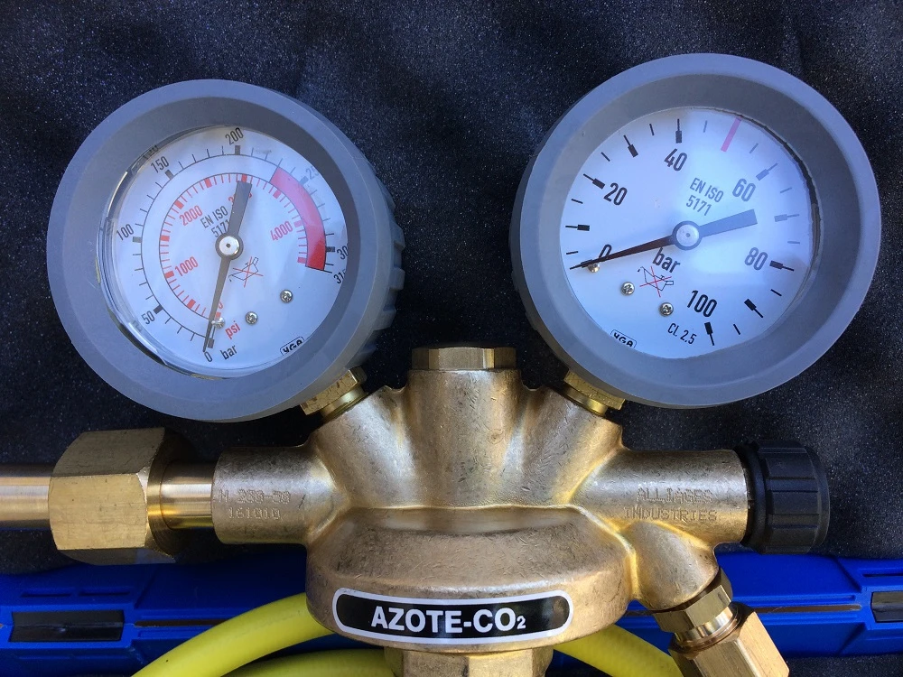 Kit Mano Détendeur Azote 50 Bar Frigoriste KIT-AZOTE-50B – Image 2