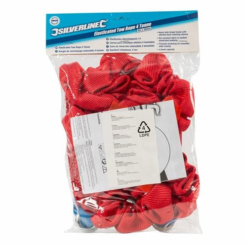 Silverline Sangle De Remorquage Extensible Pour Automobile – Image 2