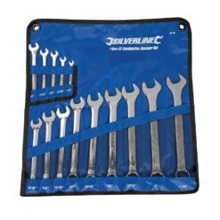 Silverline Trousse De 14 Clés Mixtes En Pouce AF, Américaines 1/4" - 1 1/4"