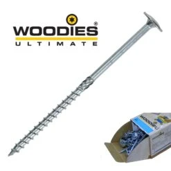 Vis Charpente à Tête Plate Large Rondelle 8 X 240 Mm, 50 Vis