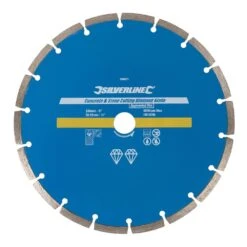 Silverline Disque Diamant à Tronçonner Le Béton Et La Pierre 230 Mm