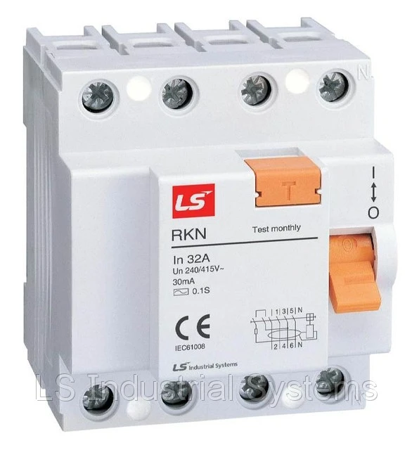 Interrupteur Différentiel 63A / 300mA / Type AC / Tétrapolaire