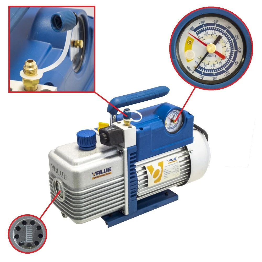 Pompe à Vide Pour R32 70 L/m Value V-i225-R32 – Image 5
