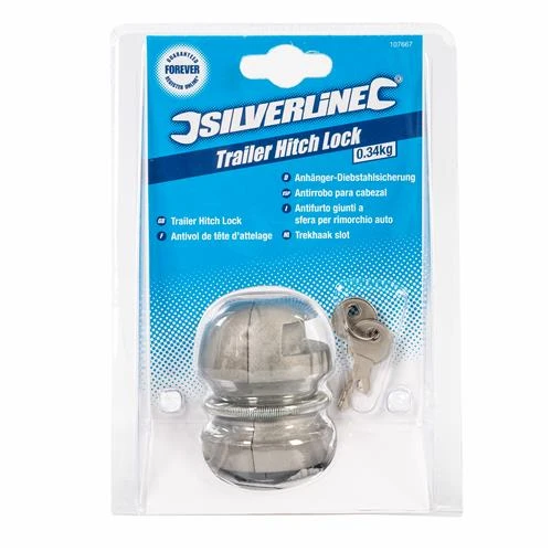 Silverline Antivol Pour Tête D'attelage Diamètre 50 Mm – Image 2