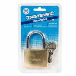 Silverline Cadenas En Laiton 60 Mm